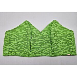 Savage X Fenty Bralette Women's Size 2X Green Tea Sheer Strapless Bandeau Bra